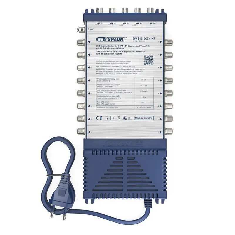 Spaun SMS 51607+ NF Multischalter – Draufsicht SPAUN SMS-51607+-NF - Multischalter