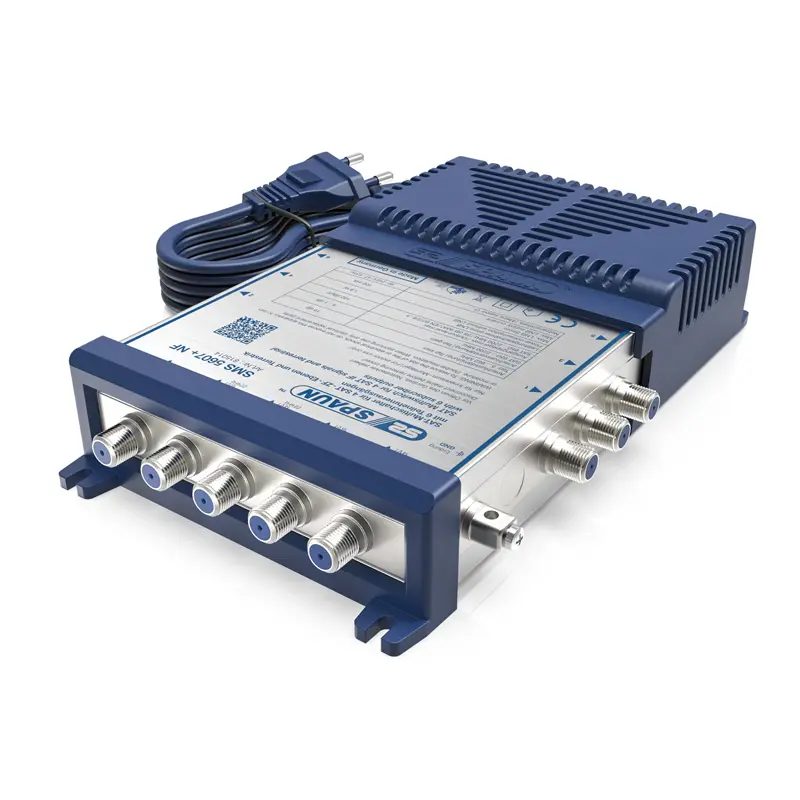 Spaun SMS 5607+ NF Multischalter – isometrische Vorderansicht Spaun SMS-5607+-NF - Multischalter