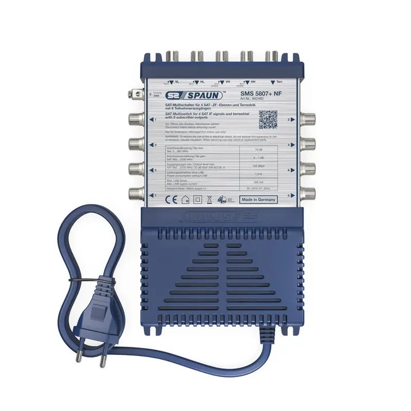 Spaun SMS 5807+ NF Multischalter – Draufsicht SPAUN SMS-5807+-NF - Multischalter